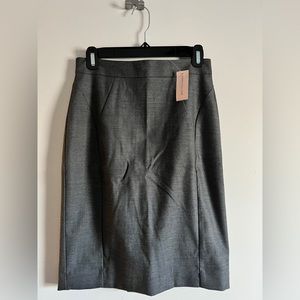 Ann Taylor Gray Pencil Skirt, New, Size 4P